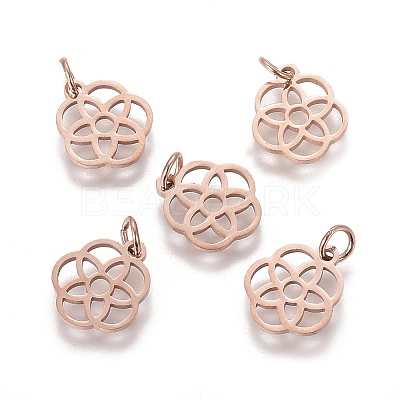 304 Stainless Steel Pendants LS-STAS-Q201-T454R-1