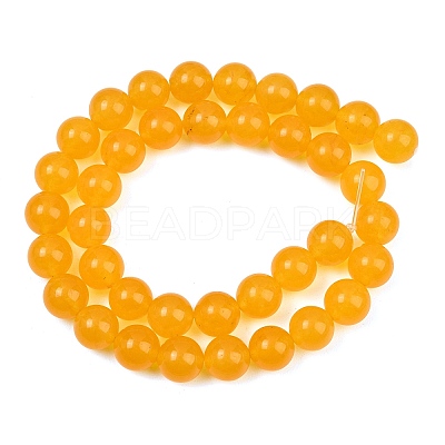 Dyed Natural White Jade Beads Strands GG-CBAD029-A11-10mm-1