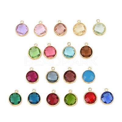 Glass Charms KK-C228-02G-M2-1