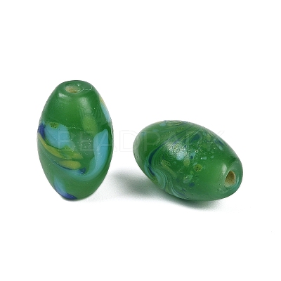 Opaque Handmade Lampwork Beads BLOW-D006-05H-1