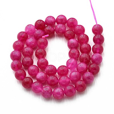 Natural Quartz Beads Strands G-N355-8mm-48-1