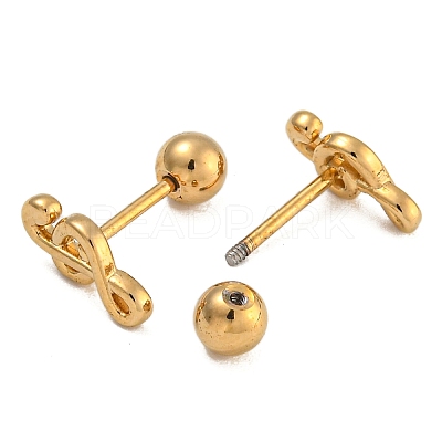 304 Stainless Steel Cartilage Earrings EJEW-B066-01E-G-1