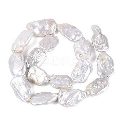 Natural Keshi Pearl Beads Strands PEAR-S020-K11-01-1