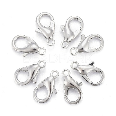 Zinc Alloy Lobster Claw Clasps E103-P-NF-1