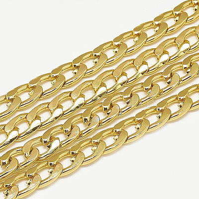 Unwelded Aluminum Curb Chains CHA-S001-070B-1