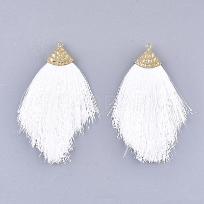 Polyester Tassel Big Pendant Decorations FIND-T042-16-1
