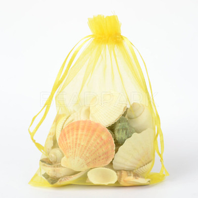 Organza Gift Bags with Drawstring X-OP-R016-13x18cm-16-1