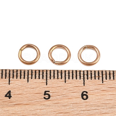 304 Stainless Steel Open Jump Rings SA-CBAF81C-01I-RG-1