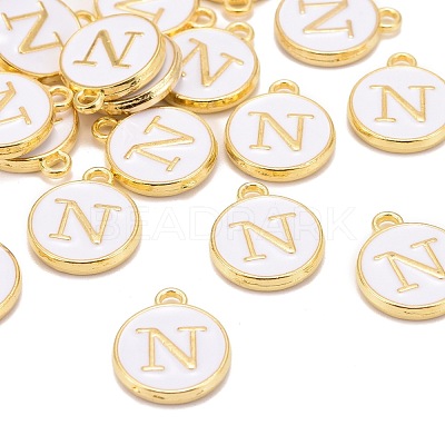Golden Plated Alloy Charms X-ENAM-S118-01N-1