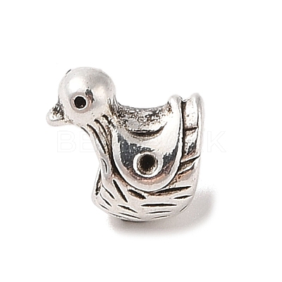 Tibetan Style Alloy European Beads Rhinestone Settings TIBE-Q090-66AS-1