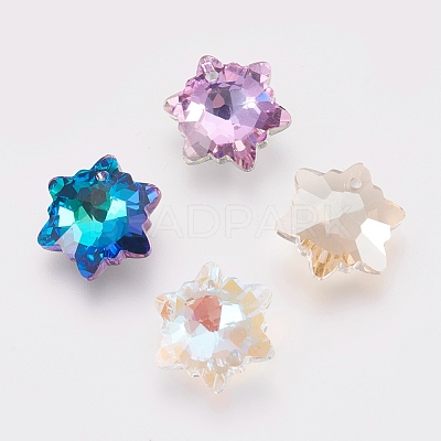 K9 Glass Rhinestone Pendants GLAA-F083-03A-1