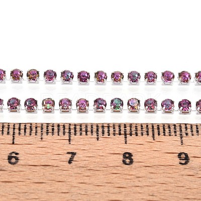 Iron Rhinestone Cup Chains CH-T006-01A-03-1