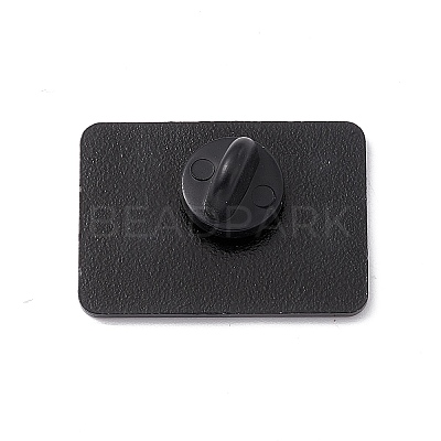 Rectangle with Word Aolly Brooch X-JEWB-M024-03B-B-1