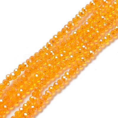 Electroplate Glass Beads Strands EGLA-A034-T2mm-B01-1