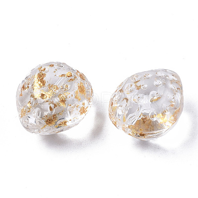 Transparent Spray Painted Glass Beads LS-GLAA-R215-01-B09-1