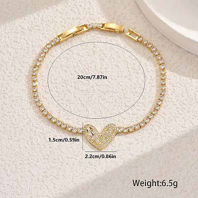 Elegant Brass Charm Bracelets OR7420-5-1