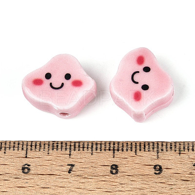 Handmade Porcelain Ceramic Beads PORC-T134-20B-1