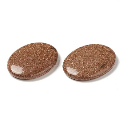 Synthetic Goldstone Worry Stone for Anxiety Therapy G-B036-01H-1