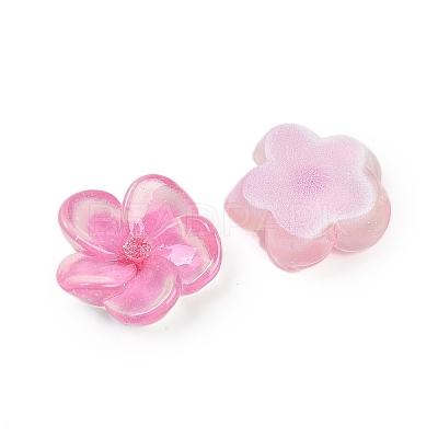 Flower Series Resin Cabochons CRES-Q008-01D-1