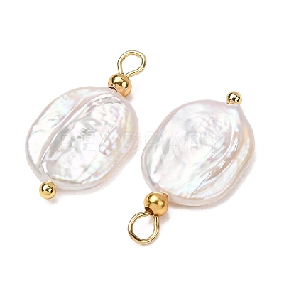 Natural Baroque Keshi Pearl Pendants PA-CBA55BD-03G-1