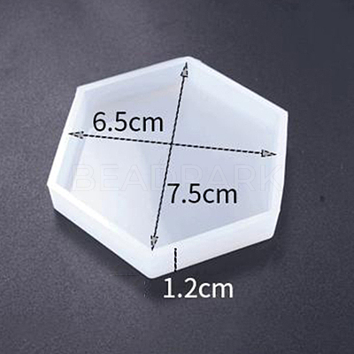 DIY Hexagon Cup Mat Silicone Molds LS-SIMO-PW0001-117B-02-1