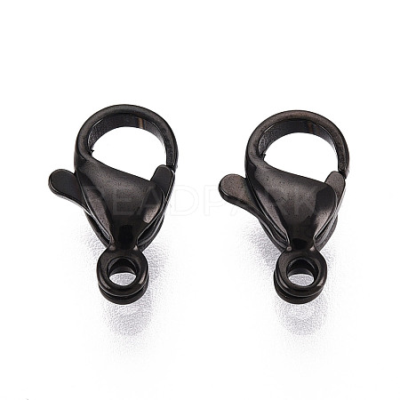 304 Stainless Steel Lobster Claw Clasps STAS-T065-11mm-34B-1