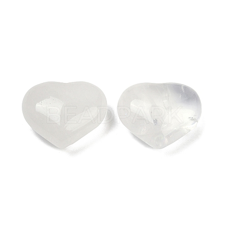 Heart Natural Quartz Crystal Palm Stones G-C186-02K-1