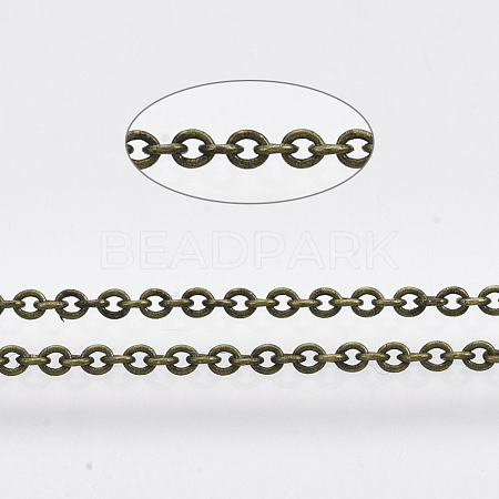Brass Cable Chains CHC-034Y-AB-NR-1