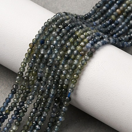 Gradient Color Natural Sapphire Beads Strands G-F803-A01-01A-1