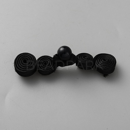 Handmade Chinese Frog Knot Buttons Sets AJEW-WH20070-018B-1