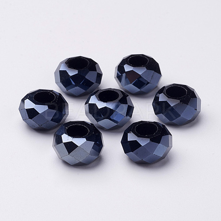 Handmade Crystal European Beads X-GPDL9Y-27-1