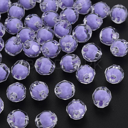 Transparent Acrylic Beads TACR-S152-17A-SS2114-1