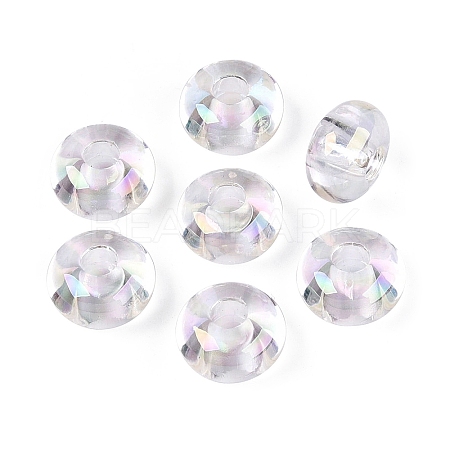 Transparent Acrylic European Beads OACR-E033-20K-1