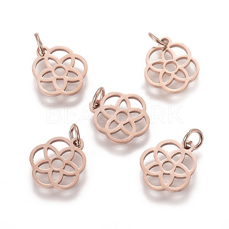 304 Stainless Steel Pendants LS-STAS-Q201-T454R-1