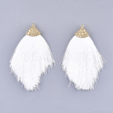 Polyester Tassel Big Pendant Decorations FIND-T042-16-1