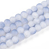 Crackle Glass Beads Strands GLAA-N009-8mm-07-1