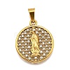304 Stainless Steel Pendants STAS-B086-09H-G-1