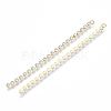Brass Rhinestone Cup Chains Tassel Big Pendants KK-R129-10G-2