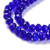 Electroplate Glass Beads Strands EGLA-A034-T6mm-L16-3