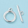 Eco-friendly Brass Toggle Clasps X-KK-D082-14S-2