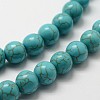 Synthetic Howlite Bead Strand X-G-P228-04-10mm-3