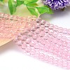 Faceted Flat Round Imitation Austrian Crystal Bead Strands G-M186-10x8mm-03A-1