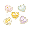 Alloy Eanmel Pendants X-ENAM-D050-12G-1