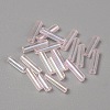 300Pcs Transparent Glass Round Bugle Beads GLAA-WH0015-74C-1