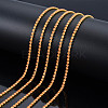 Brass Rhinestone Strass Chains CHC-N017-003B-B04-4