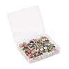 104Pcs 26 Colors Alloy Enamel Beads ENAM-YW0001-75-4