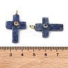 Natural Sodalite Pendants X-G-B180-01G-09-3