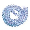 Baking Paint Transparent Glass Beads X1-DGLA-A035-T10mm-A06-3