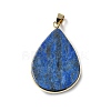 Natural Lapis Lazuli Dyed Pendants G-R486-03G-B-3
