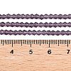 Imitate Austrian Crystal Frosted Glass Beads Strands EGLA-A039-T2mm-MD04-5